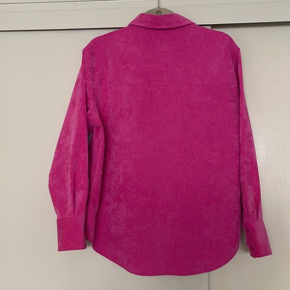 Zara magenta over shirt - Picture 3 of 5